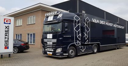 lamborghini van der horst renntransporter racetrailer